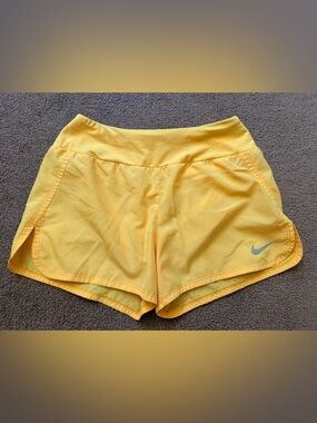 Nike Yellow Women's Athletic Shorts